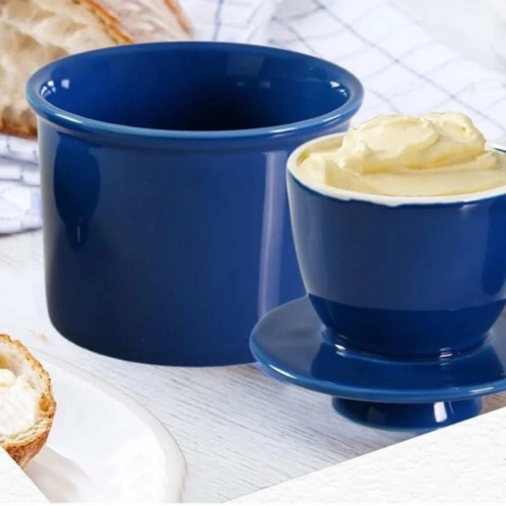 Butter Bell Crock in Blue